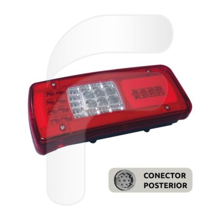 PILOTO TRASERO ORIGINAL LC11 SCANIA SERIE R P LED IZQUIERDO IZQUIERDO CONECTOR POSTERIOR AMP 7 PINES