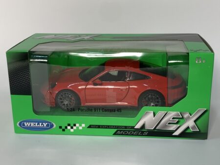 Porsche 911 Carrera 4S Rojo 1:24 Welly Coche a escala 1.24 - Imagen 12