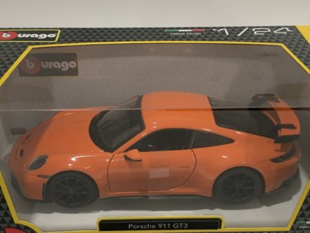 Porsche 911 (992) GT3 Naranja 1:24 Bburago Coche a escala 1.24 - Imagen 3