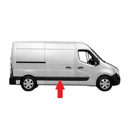 Moldura Puerta Corredera Derecha Renault Master Años 2010 a 2025 Chasis Corto